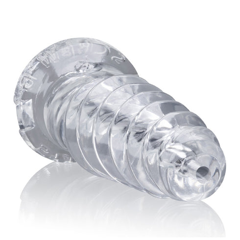 SCREWD super squish corkscrew jackoff toy clear